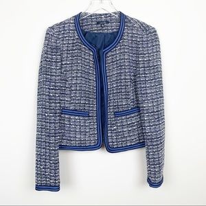 Rafella | Classic Boxy Tweed Blazer Jacket